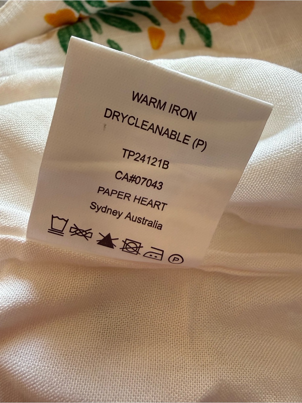 Paper Heart, large, linen blend vest - Picture 13 of 13